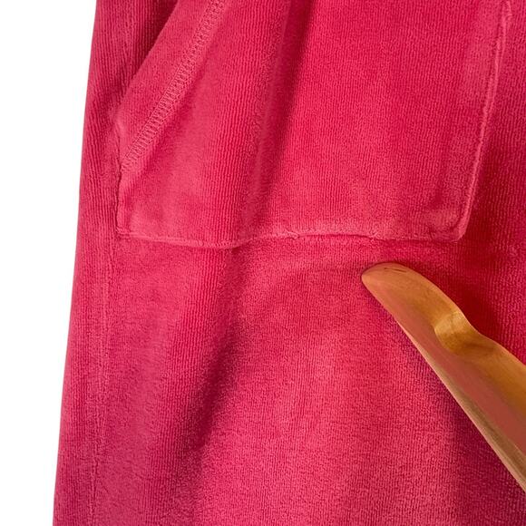 VTG Y2k Juicy Couture Pink Velour Track Pants SIZE MEDIUM Snap Pockets USA READ - Picture 5 of 15
